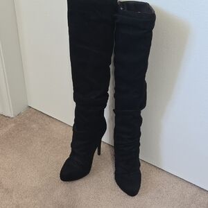 Elegant Black Knee-High Women's Boots